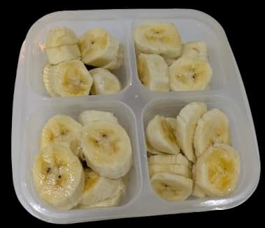 Sliced banana